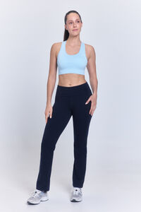 Only Play Pantal&oacute;n flare cintura fruncida