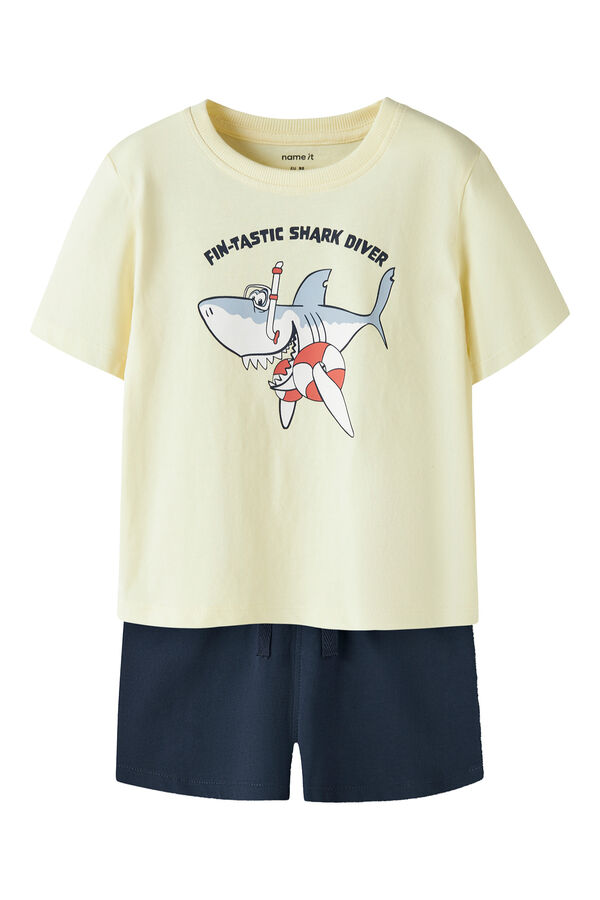 Name it T-shirt and Bermuda shorts set printed