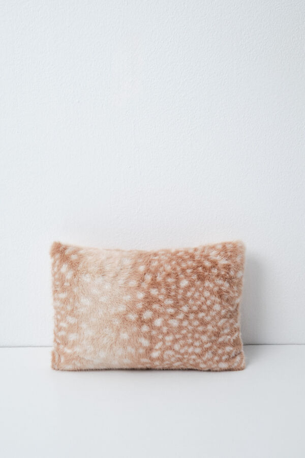Women'secret Faux fur cushion and eye mask pack nude