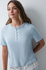 Women'secret Blue short sleeve T-shirt blue