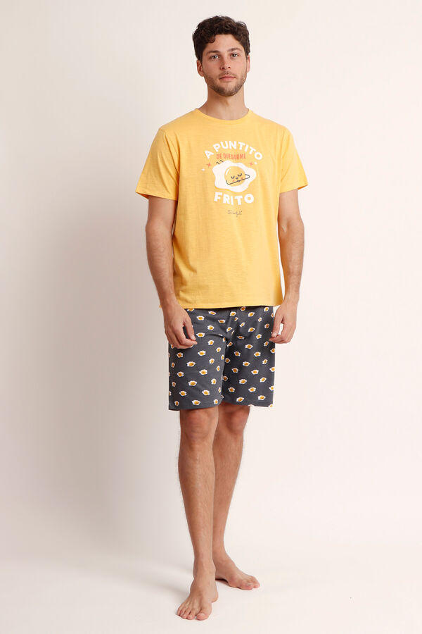 Mr. Wonderful Pijama corto frito Mr Wonderful amarillo