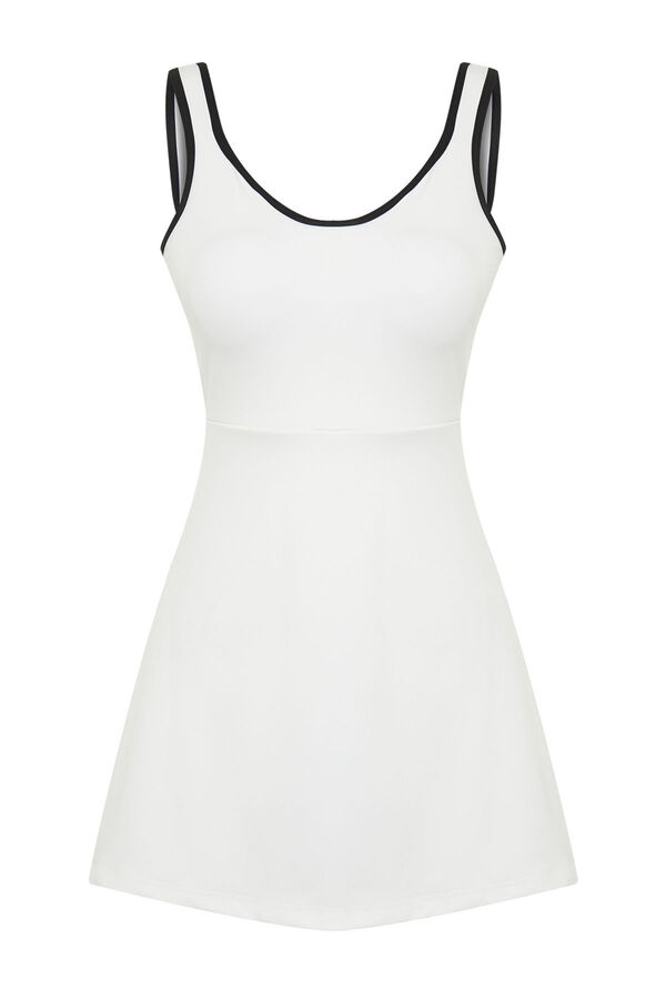 Trendyol Vestido deportivo blanco malla interior blanco