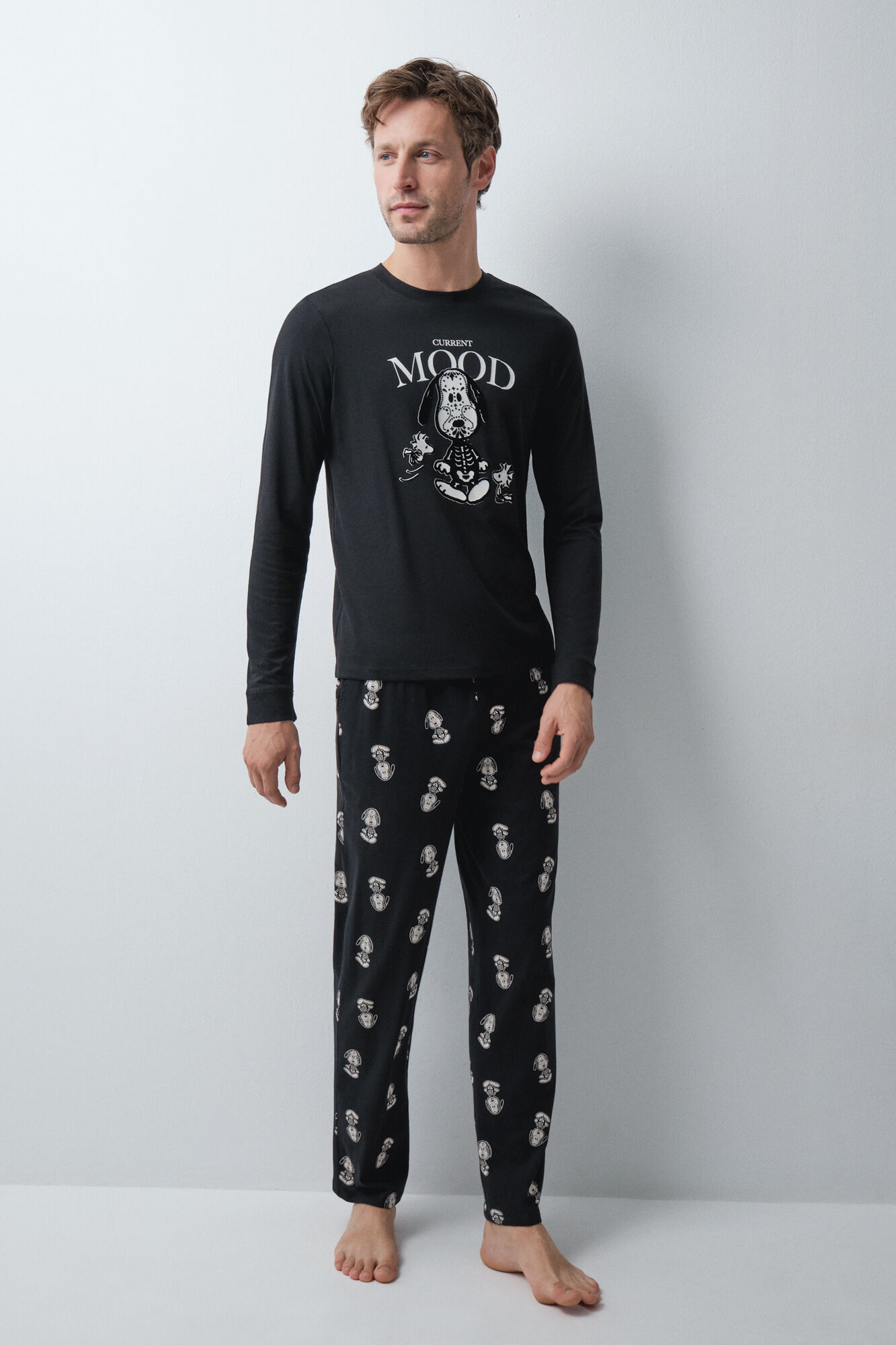 Women'secret Pyjama long en coton Snoopy Halloween