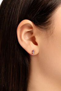 Singularu Einzelne Creole Sea Seahorse Silber Vergoldet