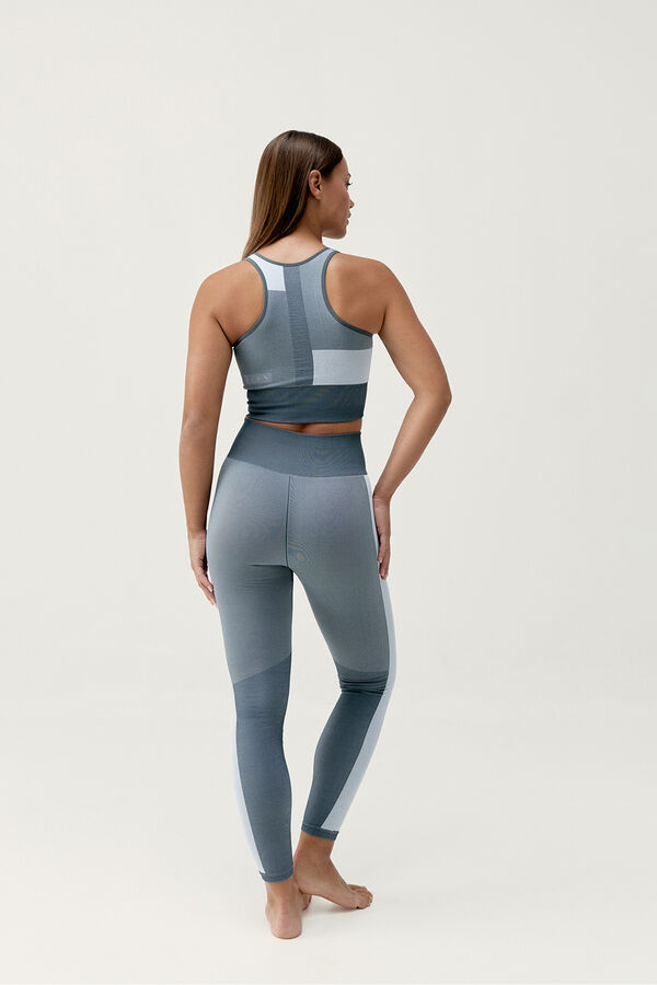 Born Living Yoga Legging deportivo Athena gris/blanco&nbsp; estampado