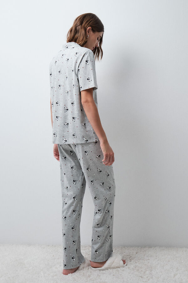 Women'secret Mickey cotton short sleeve classic pyjamas grey