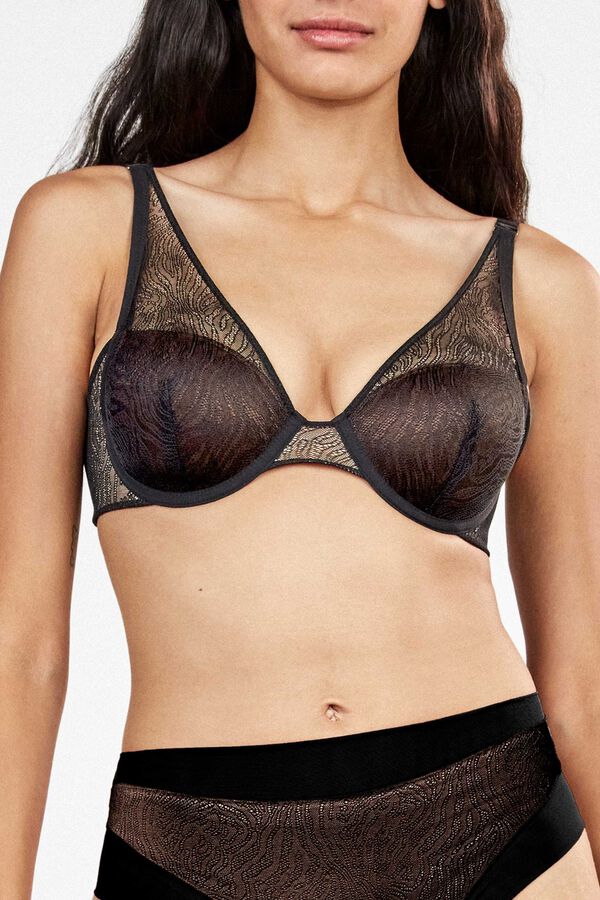 Gisela Armpit minimiser bra black