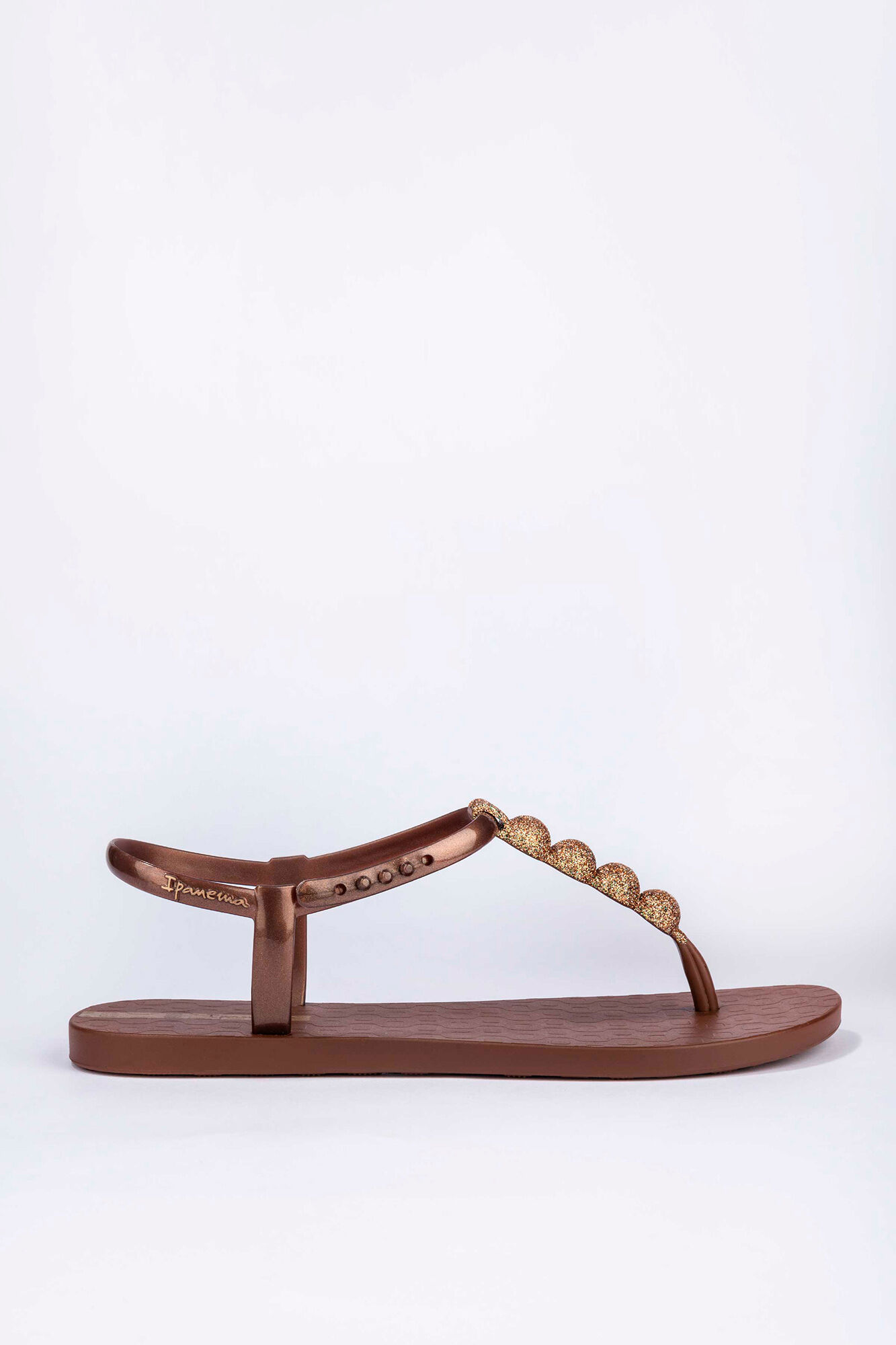 Ipanema Sandalia con tira en T y brillo
