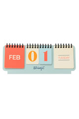 Mr. Wonderful Vintage-style perpetual desktop calendar to enjoy a perfect year printed