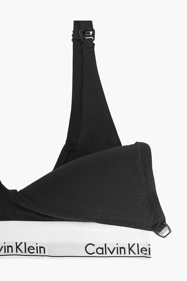 Womensecret Calvin Klein cotton maternity top with waistband noir