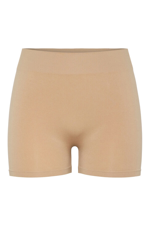 Pieces Leggings b&aacute;sicos cru