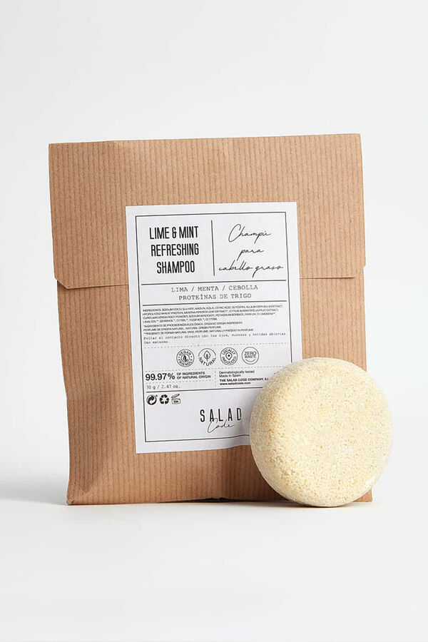 Salad Code Refreshing lime and mint shampoo for greasy hair marron