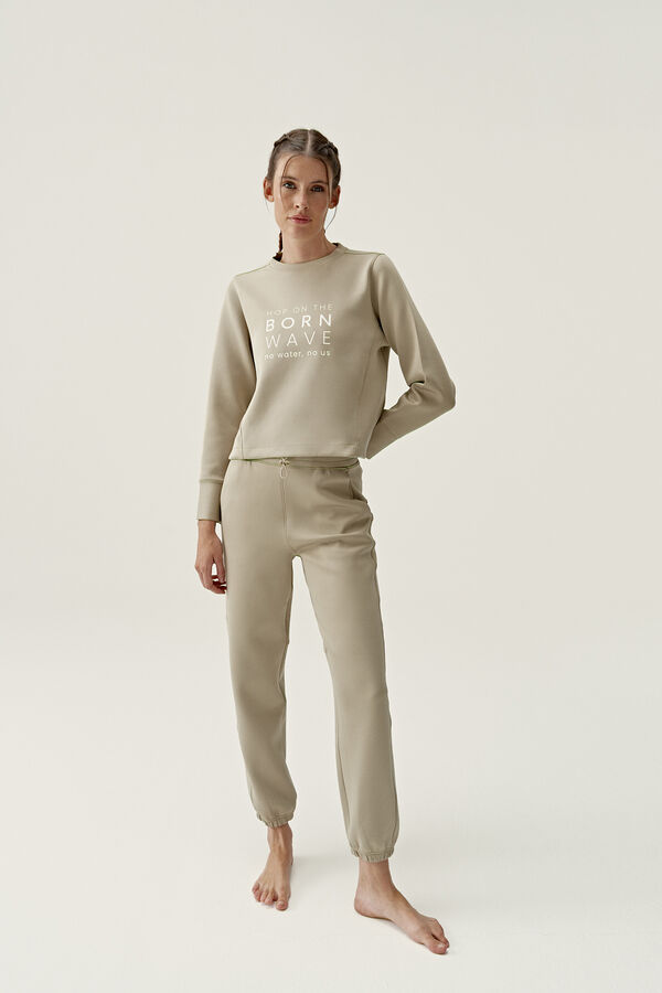 Born Living Yoga Sweatshirt Saona Pumice beige