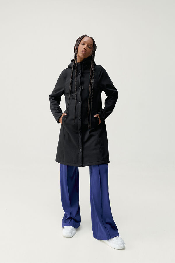 Born Living Yoga Sportjacke Trench Black Schwarz