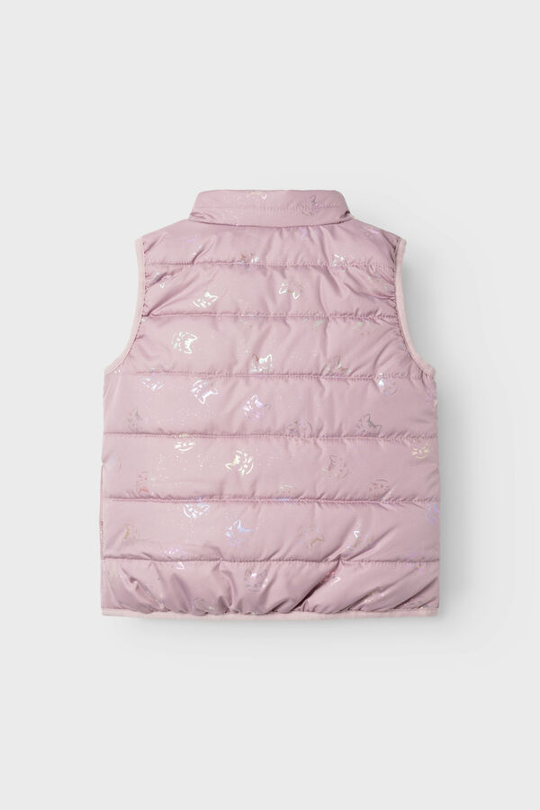 Name it Chaleco acolchado gatitos ni&ntilde;a morado/lila