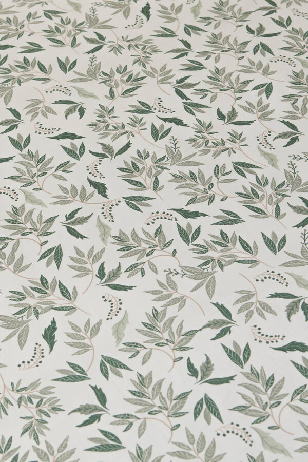 Womensecret Leaf print cotton duvet cover. For an 80-90 cm bed. white