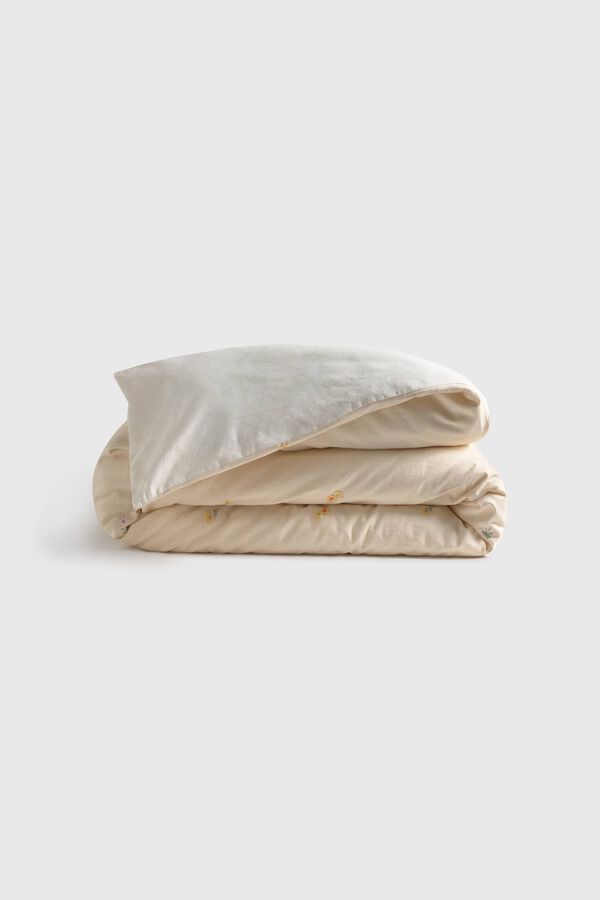 Textura Funda n&oacute;rdica con bordada estampado