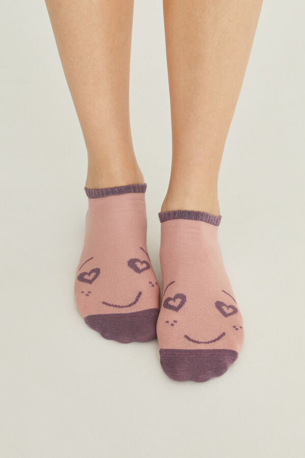 Womensecret 3-pack faces socks printed