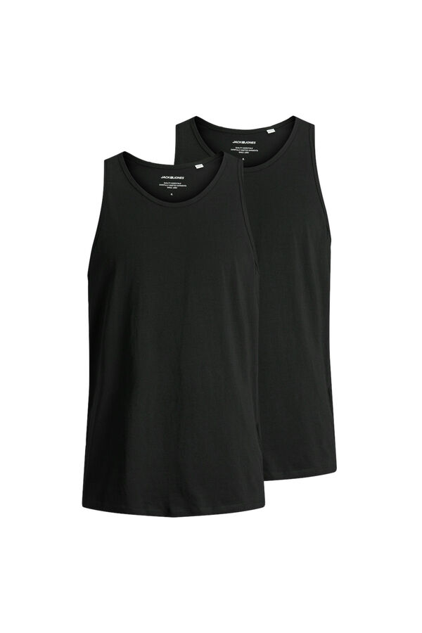 Jack & Jones Pack of 2 sleeves t-shirts black