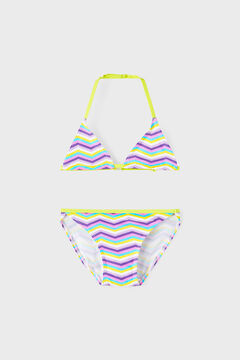 Womensecret Bikini de niña de triángulo morado/lila