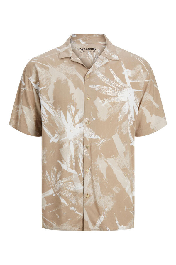 Jack & Jones Camisa estampada manga curta azul