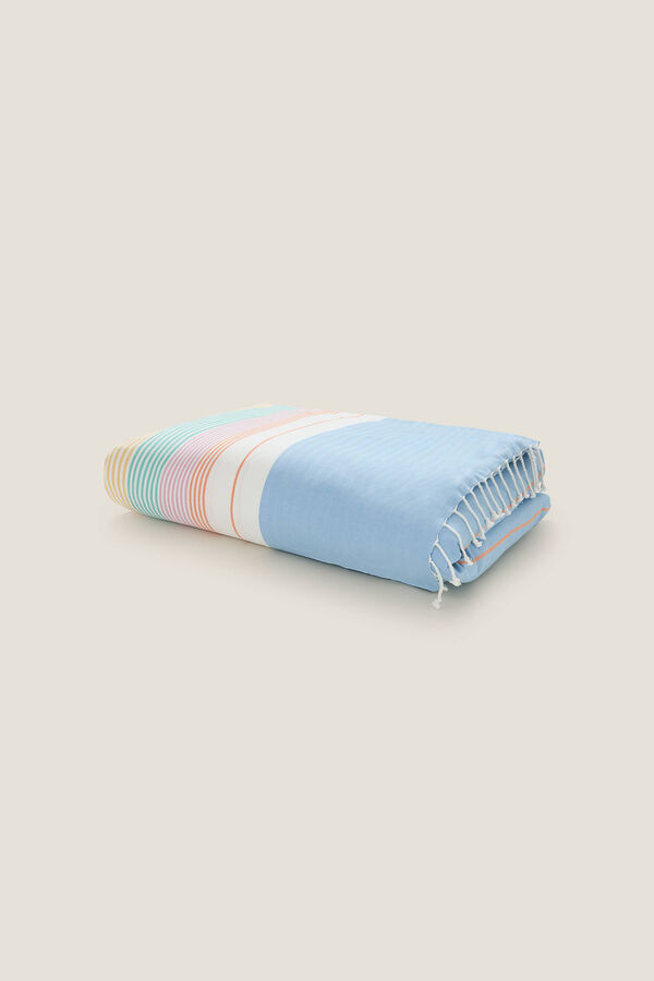 Womensecret 2 x 2 striped terry cloth beach towel imprimé