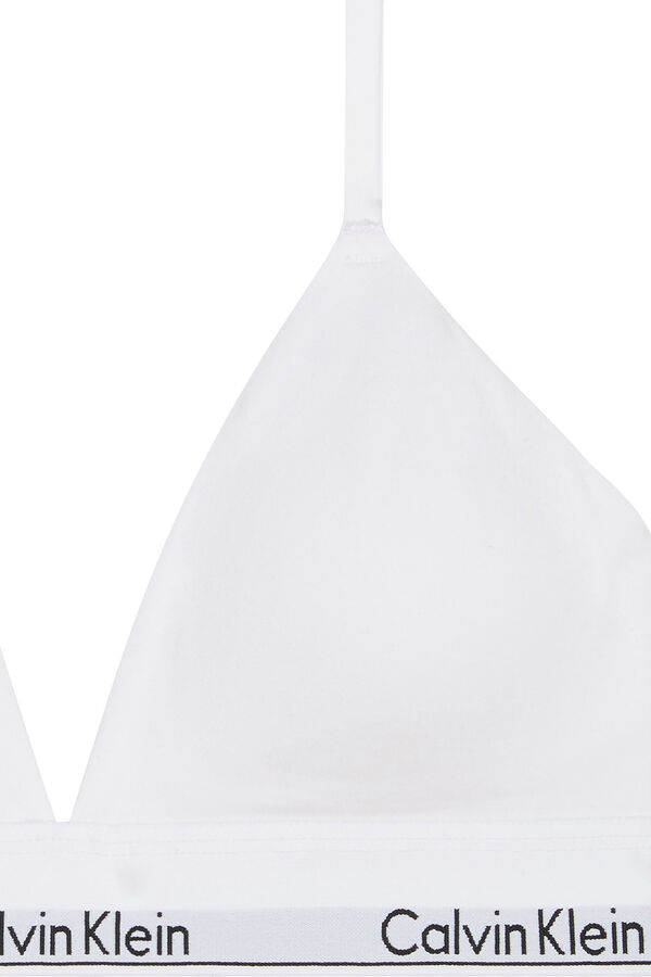 Calvin Klein Sujetador tri&aacute;ngular blanco
