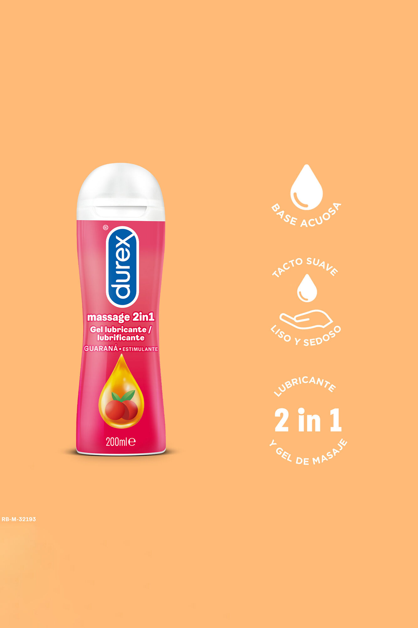 Durex Lubricante Durex Play Massage 200 ml