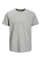 Womensecret T-shirt logo em relevo cinzento