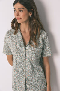 Women'secret 100% cotton floral print classic pyjamas