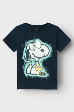 Womensecret Camiseta para niño de Snoopy azul