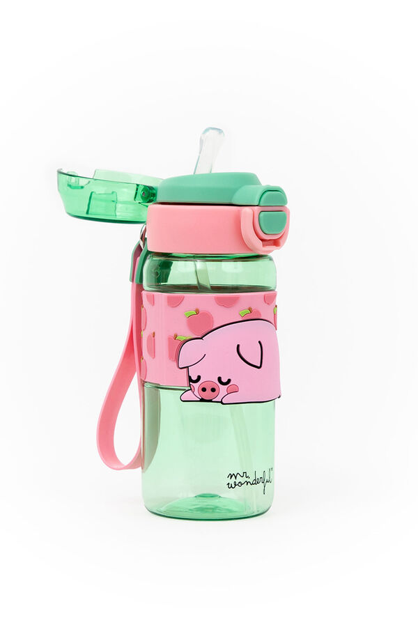 Mr. Wonderful Lazy piggy Ready to do nothing bottle printed
