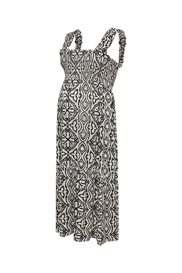 Mamalicious Maternity and breastfeeding short dress black