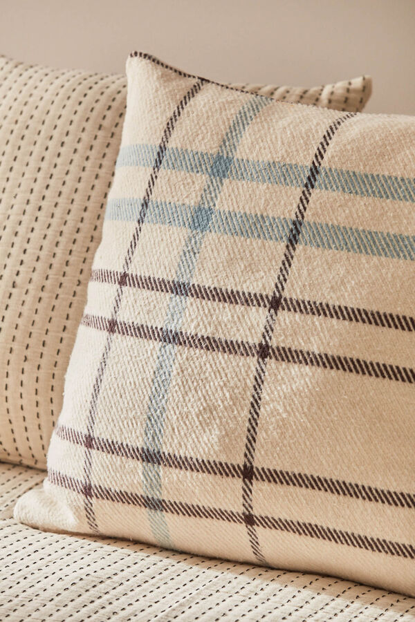 Calma House Holm flannel cushion cover blue