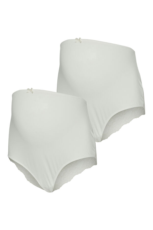 Mamalicious Pack bragas maternity blanco