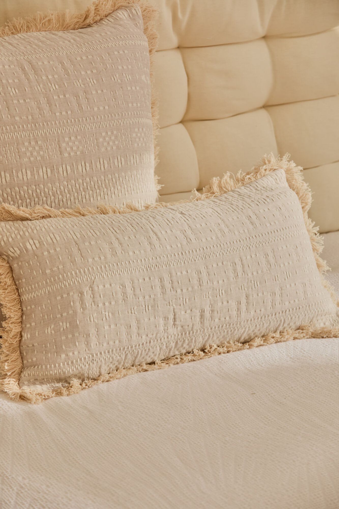 Calma House Funda coj&iacute;n de algod&oacute;n de 30x60