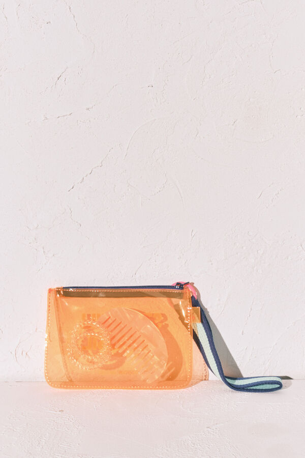 Women'secret Sac &agrave; fermeture &eacute;clair orange rouge