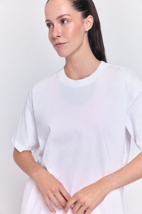 Only Play Camiseta oversized blanco