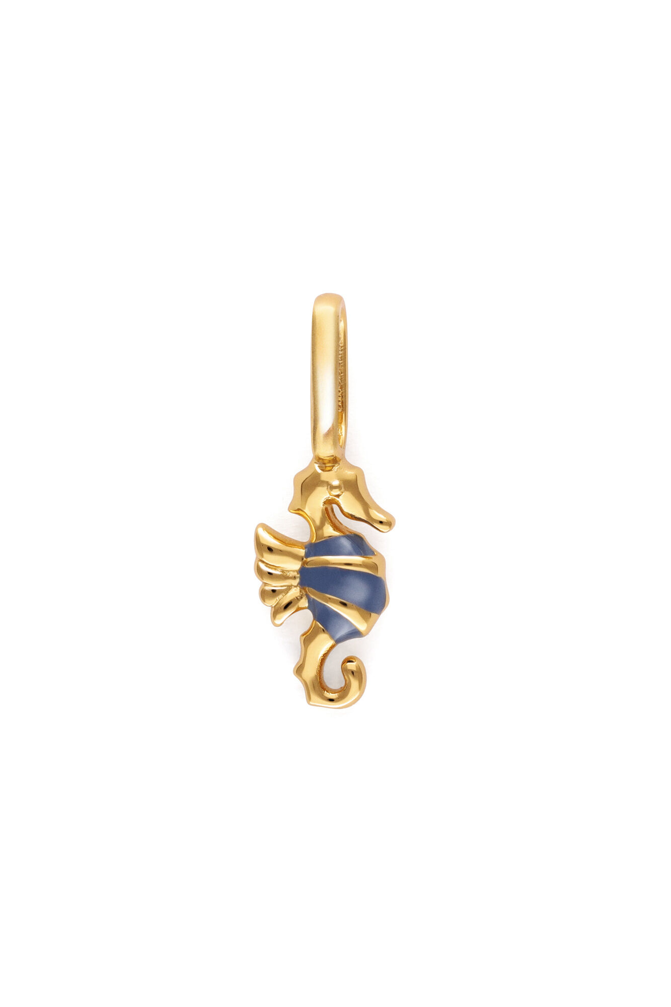 Singularu Goldener Seepferdchen-Bade-Charm