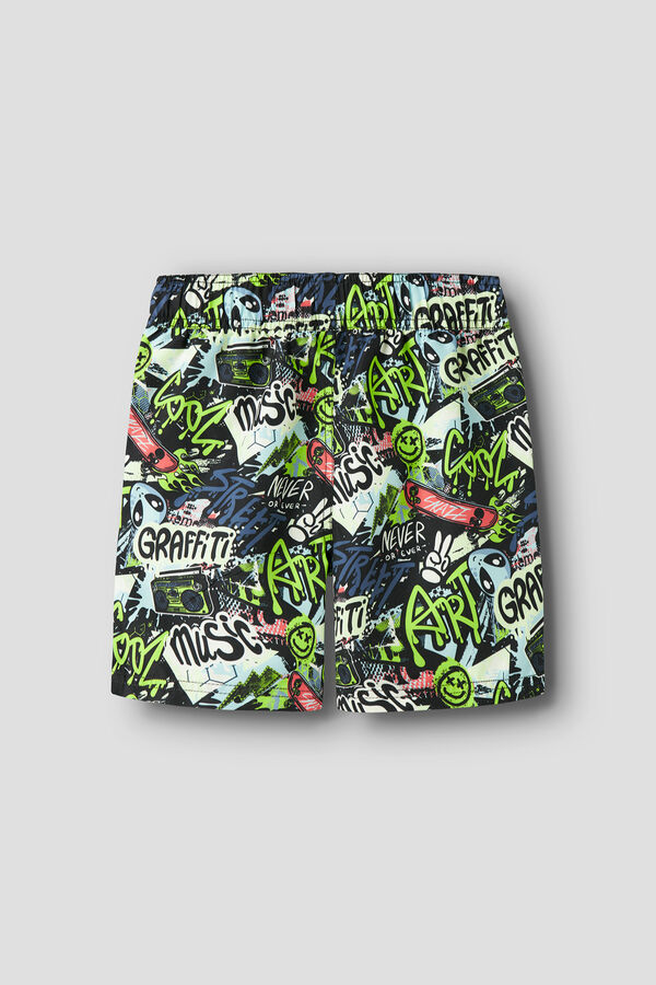 Name it Ba&ntilde;ador de ni&ntilde;o estampado negro