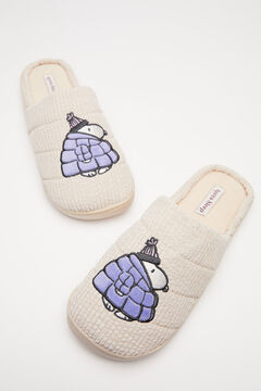 Womensecret Padded Snoopy slippers beige