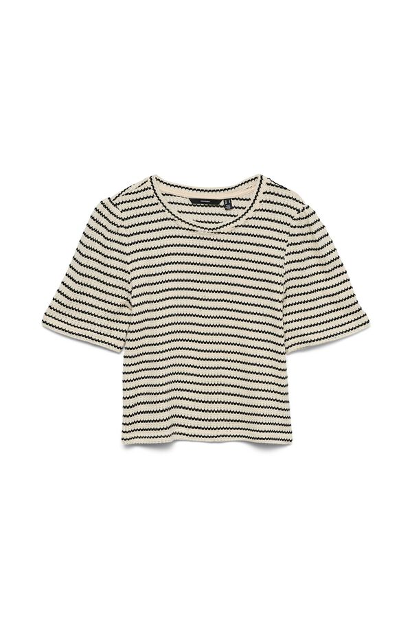 Mamalicious Kurzarm-Top Maternity Grau