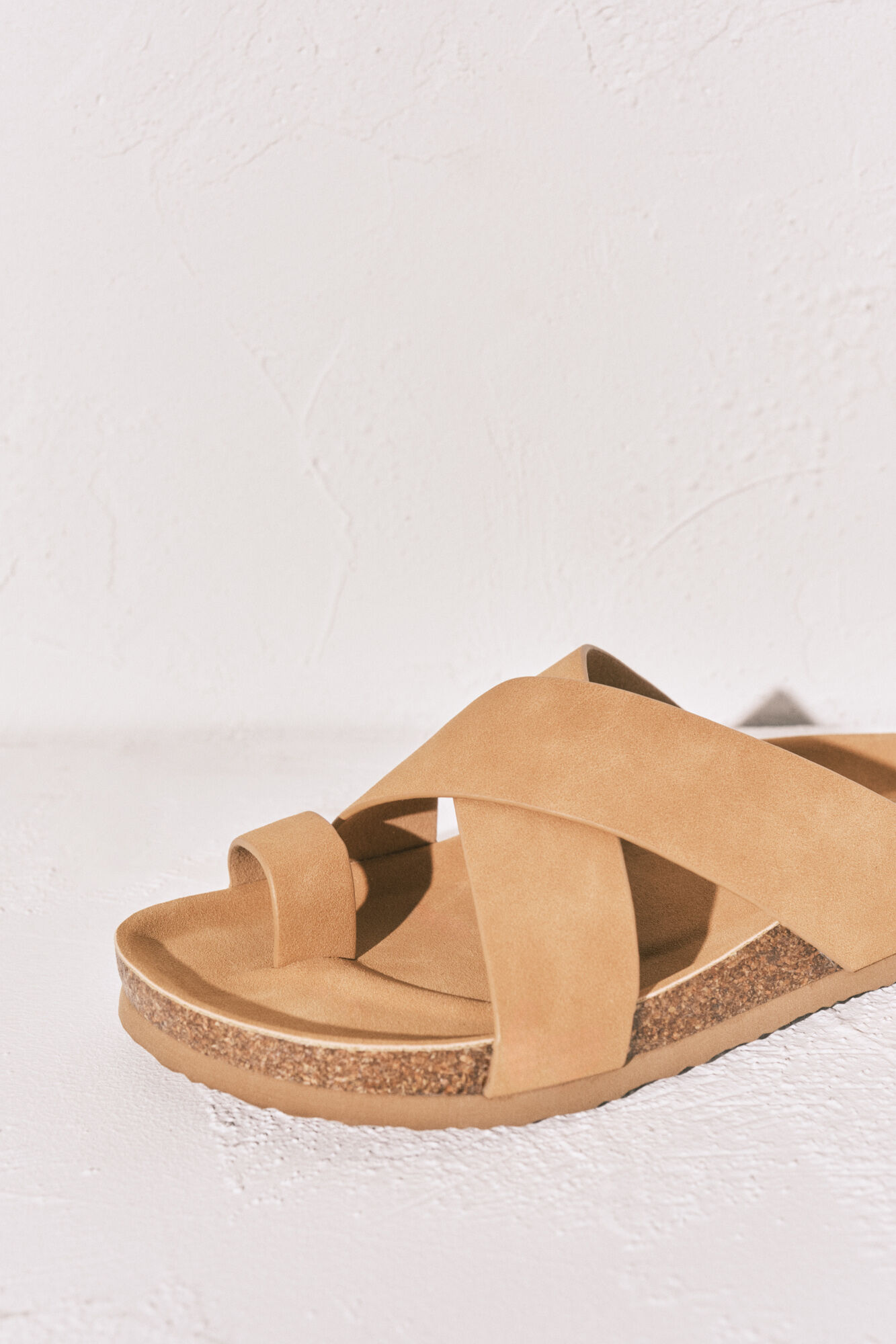 Women'secret Sand&aacute;lias bio de tiras cruzadas areia