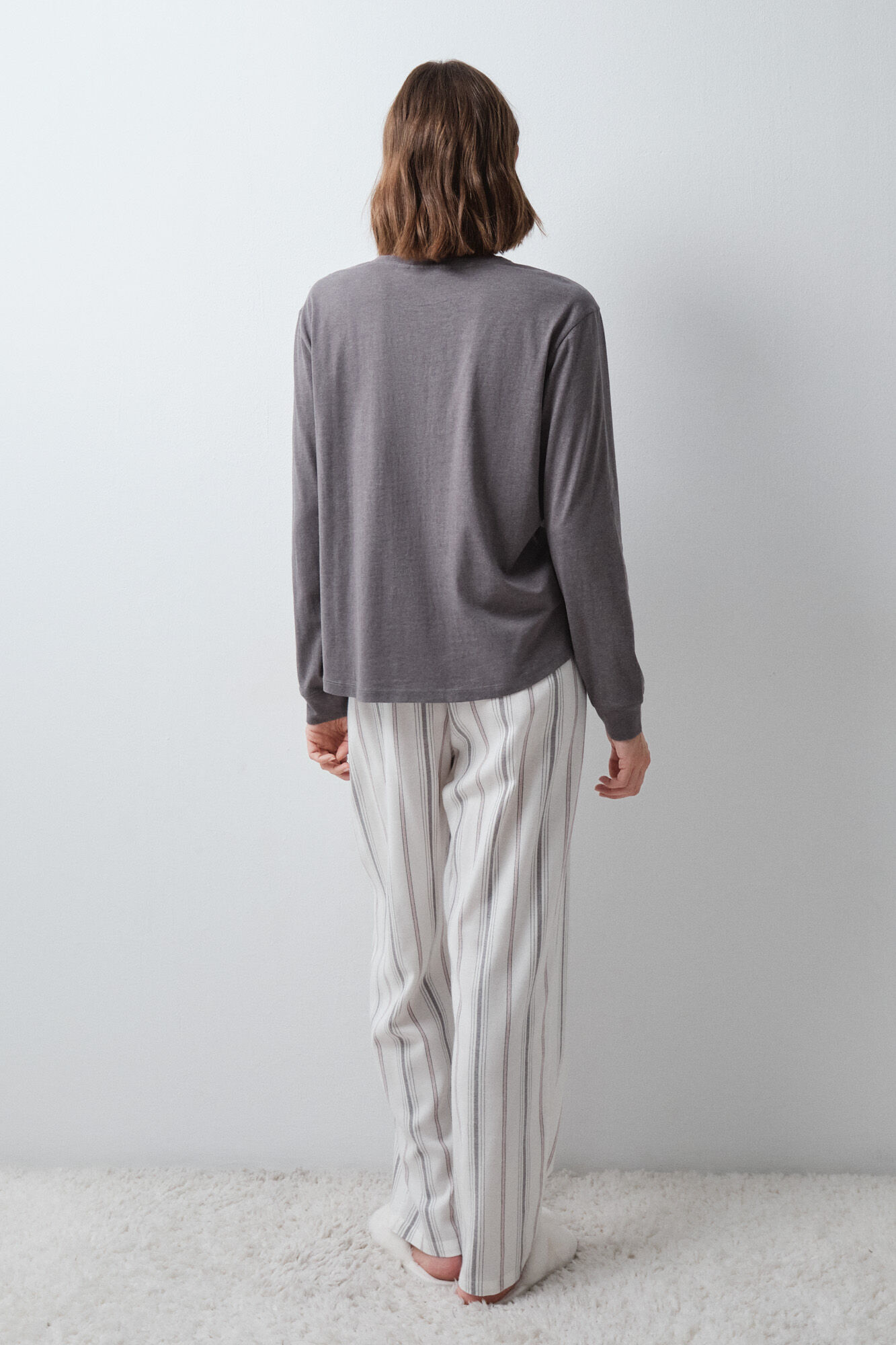 Women'secret Striped Mickey long pyjamas
