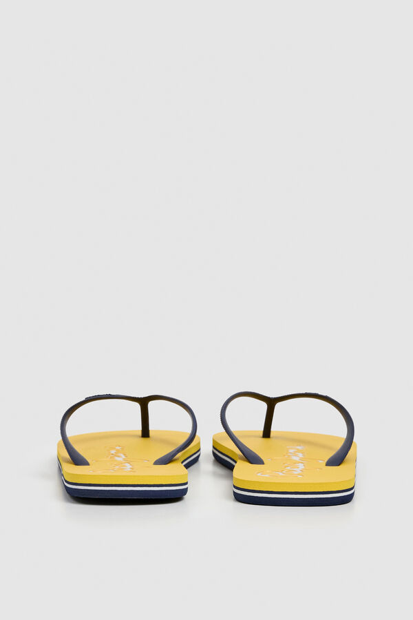 Pepe Jeans Bicolour striped sole sandals printed
