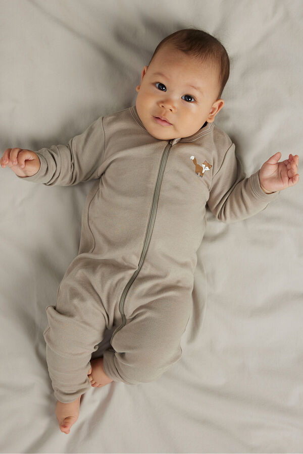 Name it Fox print pyjamas pack grey