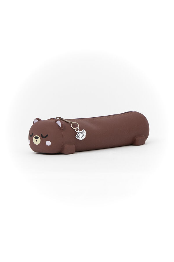 Mr. Wonderful Estuche de silicona - Lazy osito estampado