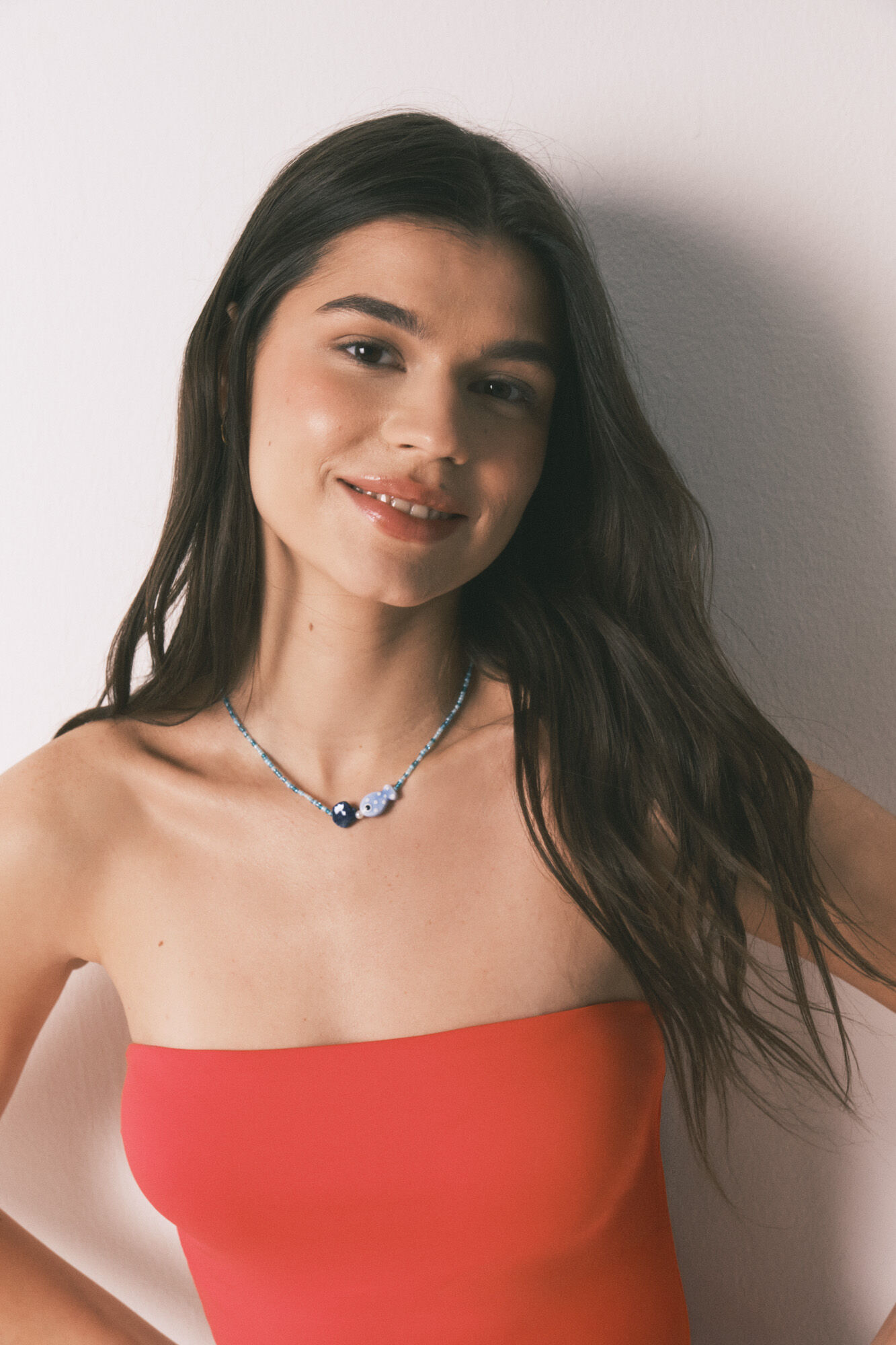 HI&BYE Ba&ntilde;ador bandeau rojo