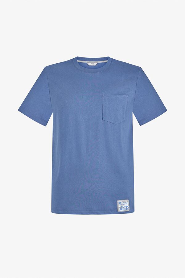 Penti Plain short sleeve long pyjamas set printed