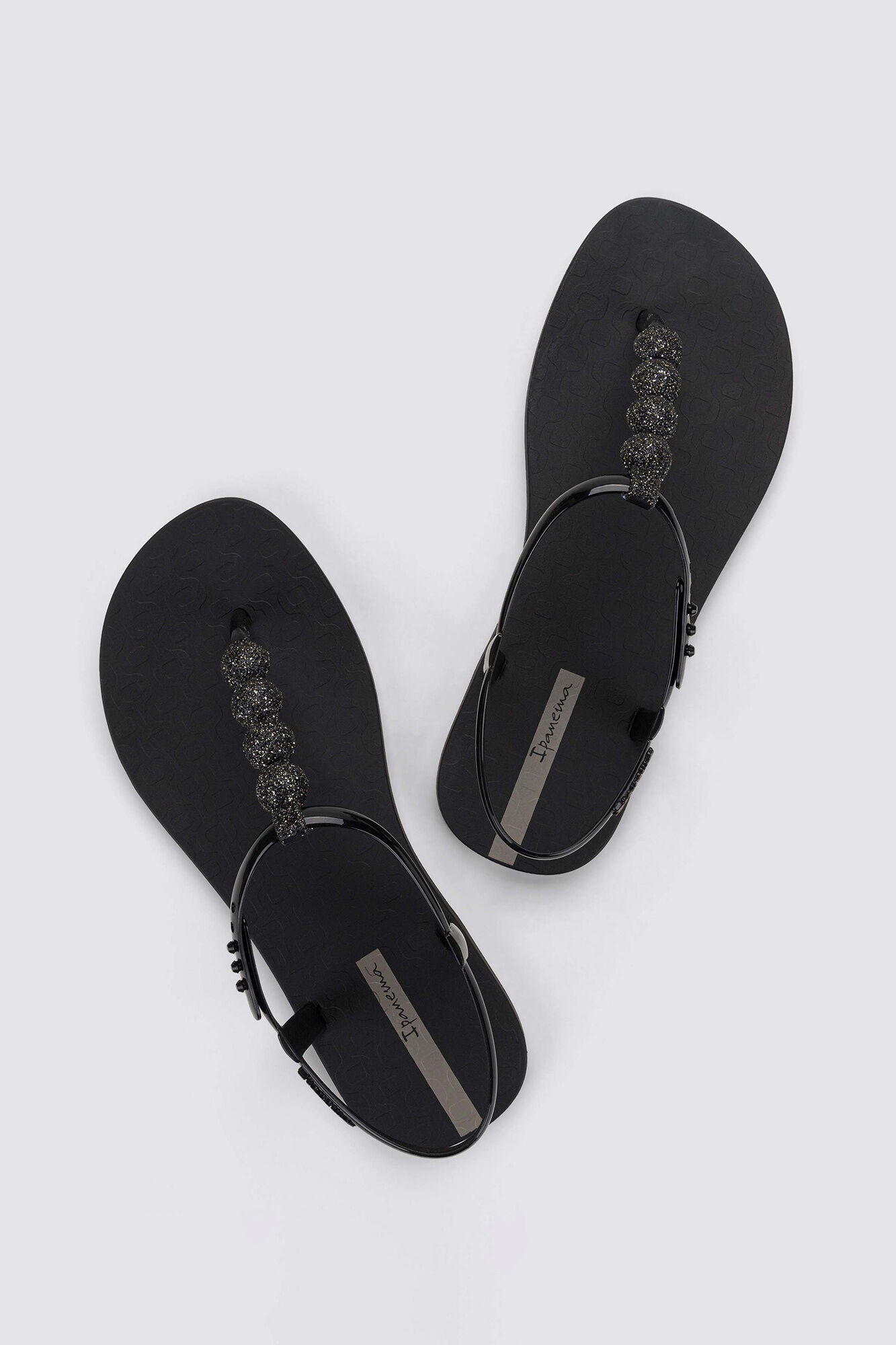 Ipanema Sandalia con tira en T y brillo